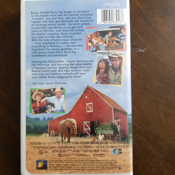 Rusty the Great Rescue (1998 VHS) - Picture 3 of 6